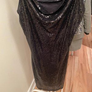 Black Sequin dress from Simons Vera Moda XL adjustable straps